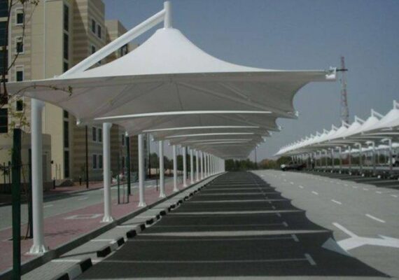 HDPE CAR PARKING SHADES