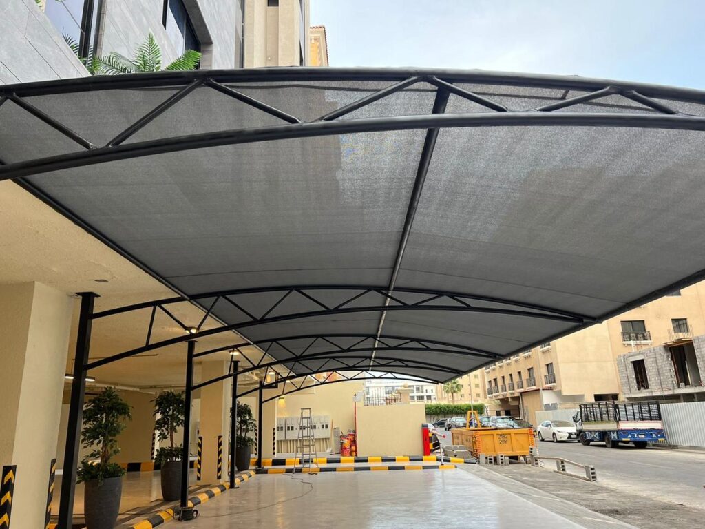 car parking shade dammam