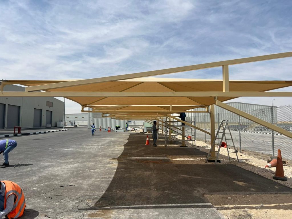 Car parking shade Saudi arabia Dammam