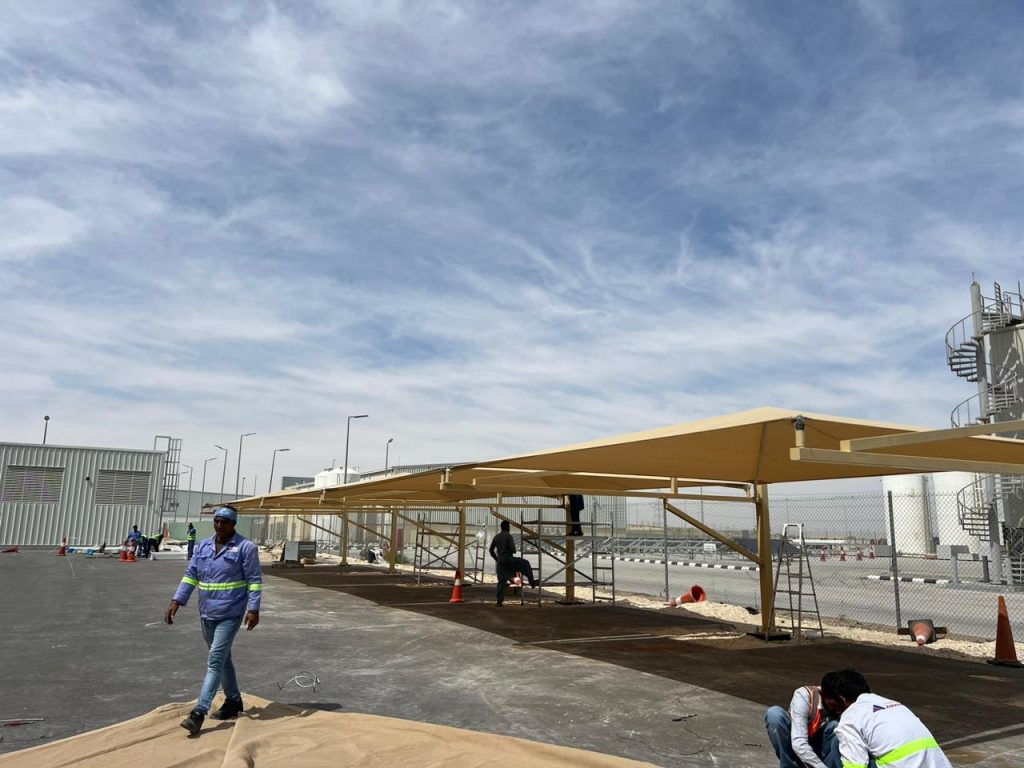 Car parking shade Saudi arabia Dammam