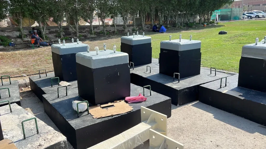 Concrete foundation in dammam
