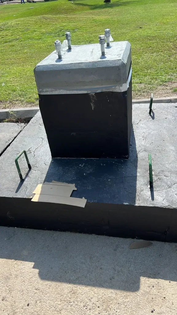 Concrete foundation in dammam KSA