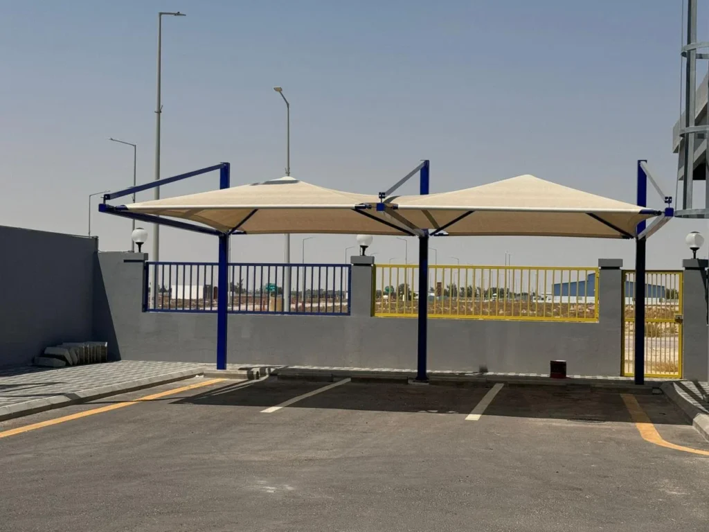 Pyramid Car Parking Shade in Dammam
