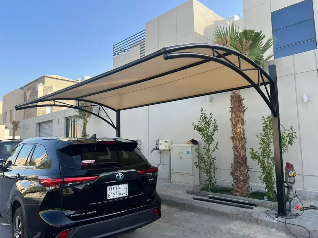 Pyramid Car Parking Shade in KSA