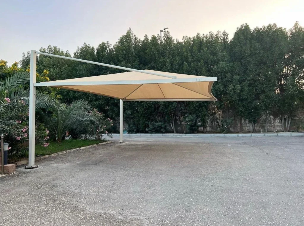 Single Pyramid car parking saudia arabia dammam..